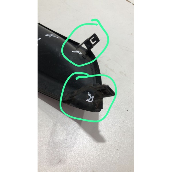 Moldura Farol E Neblina Direito Nissan Versa 2015 Á 2018 Preto