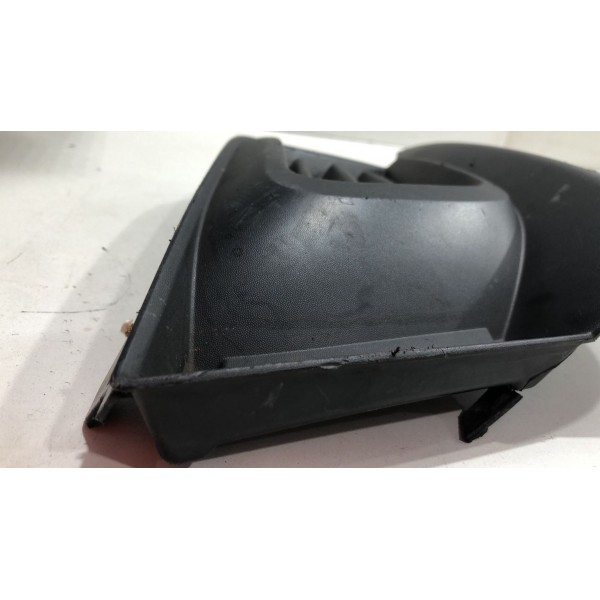 Moldura Grade Milha Logan Sandero 2020 2021 2022 2023 S/furo Preto Esquerdo