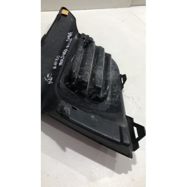 Moldura Grade Milha Logan Sandero 2020 2021 2022 2023 S/furo Preto Esquerdo