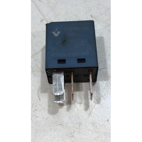 Relé Auxiliar 12v Renault Sandero Logan Clio Megane