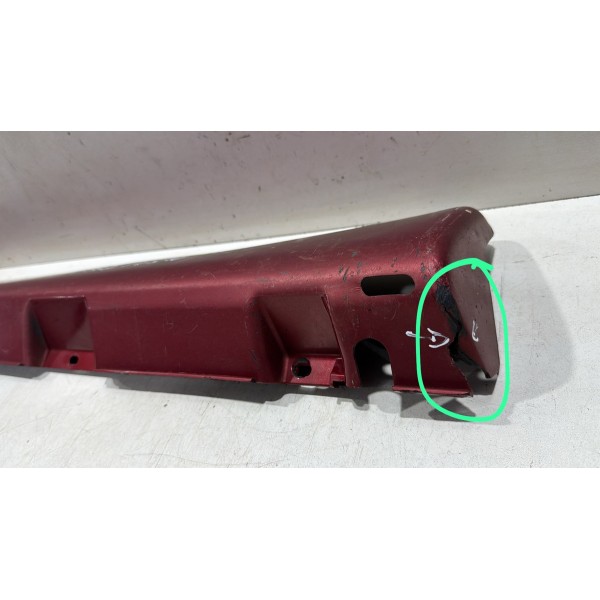 Spoiler Lateral Direita Fiat Palio Weekend 1996 A 2000 Vermelho