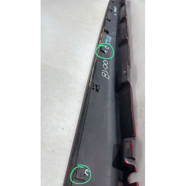 Spoiler Lateral Direita Fiat Palio Weekend 1996 A 2000 Vermelho