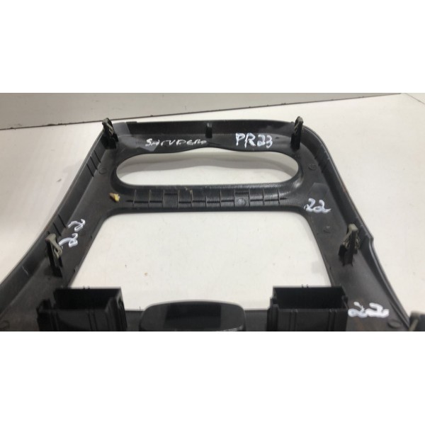 Moldura Rádio Central Painel Sandero 2011 2012 2013 2014 Preto