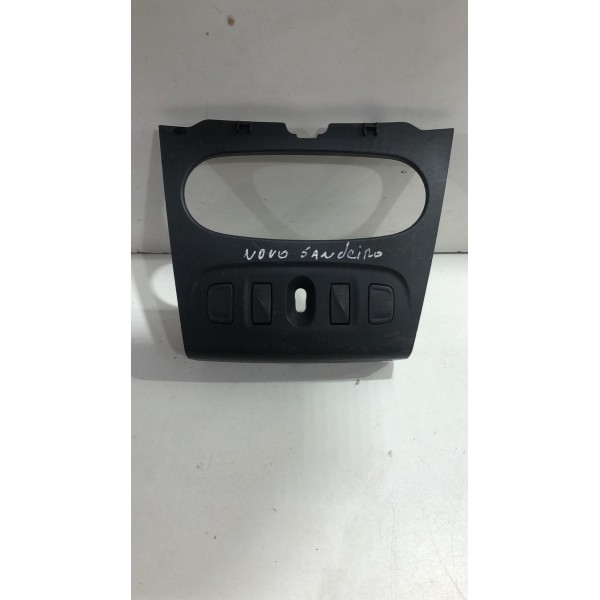 Moldura Central Comando Ar Renault Logan 2015/2020 Original