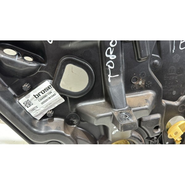 Maquina De Vidro Fiat Toro Traseiro Esquerdo Sem Motor