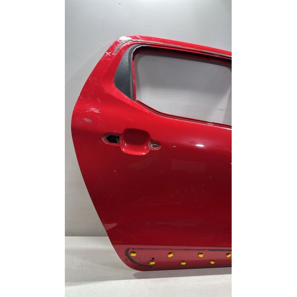 Porta Traseira Direita Fiat Strada 2020 2021 2022 2023 Vermelha