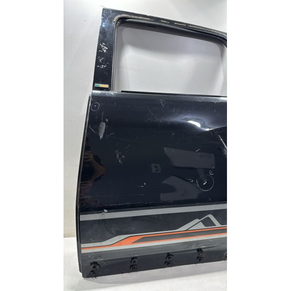 Porta Traseira Esquerdo Spin Activ 2019 2022 Preto