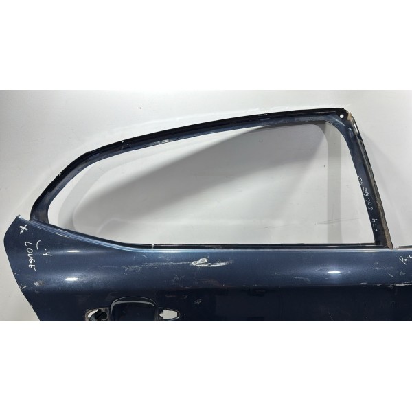 Porta Citroen C4 Lounge 2017 2021 Traseira Direita Usada Direita Azul