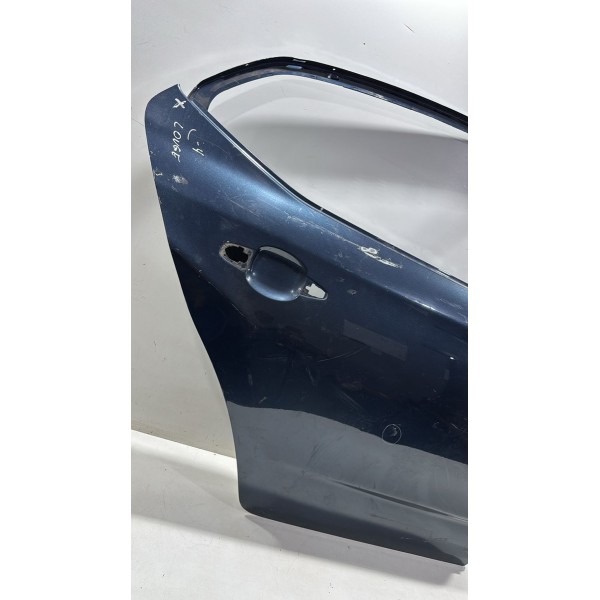 Porta Citroen C4 Lounge 2017 2021 Traseira Direita Usada Direita Azul