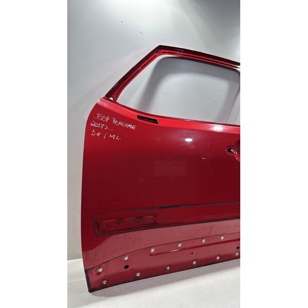 Porta Dianteira Esquerda Jeep Renegade 2016 2017 2018/2024 Esquerdo Vermelha Porta Dianteira Esquerda Jeep Renegade 2016 2017 2018/2024 Esquerdo Vermelha