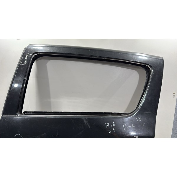 Porta Traseira Esquerda Sandero 2015/2021 Original Esquerdo Preto