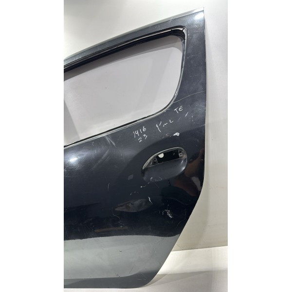 Porta Traseira Esquerda Sandero 2015/2021 Original Esquerdo Preto