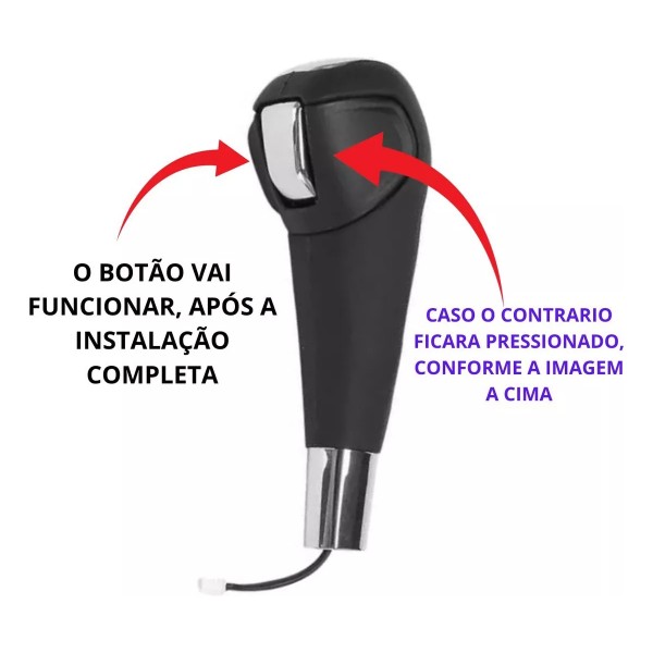 Manopla Marcha Alavanca Automatica Onix Spin Cobalt Sonic Manopla Marcha Alavanca Automatica Onix Spin Cobalt Sonic