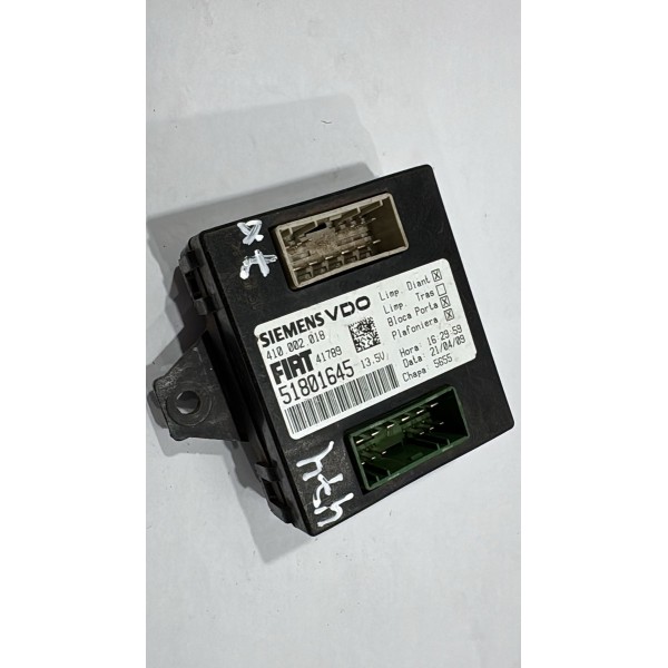 Modulo Conforto Limpador Parabrisa Fiat Siena Palio 51801645
