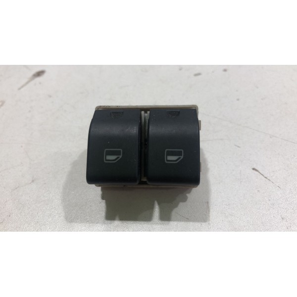Botão Duplo Vidro Elétrico Gol G5 G6 G7 Fox Base Marrom