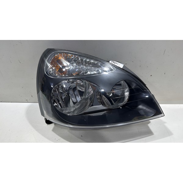 Farol Dianteiro Lado Direito Clio 2007/2011 Mascara Negra
