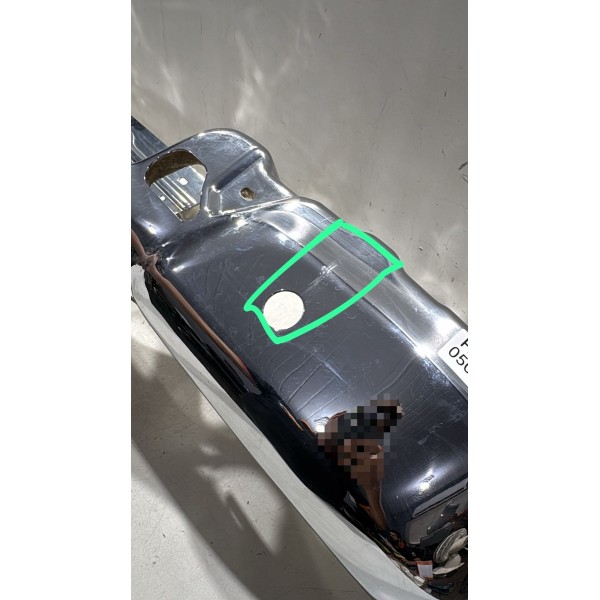Parachoque Traseiro Cromado S10 2012/2015 Com Furo Sensor