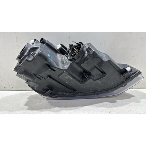 Farol Esquerdo Vw Polo Virtus 2017 2018 19 20 21 Friso Preto