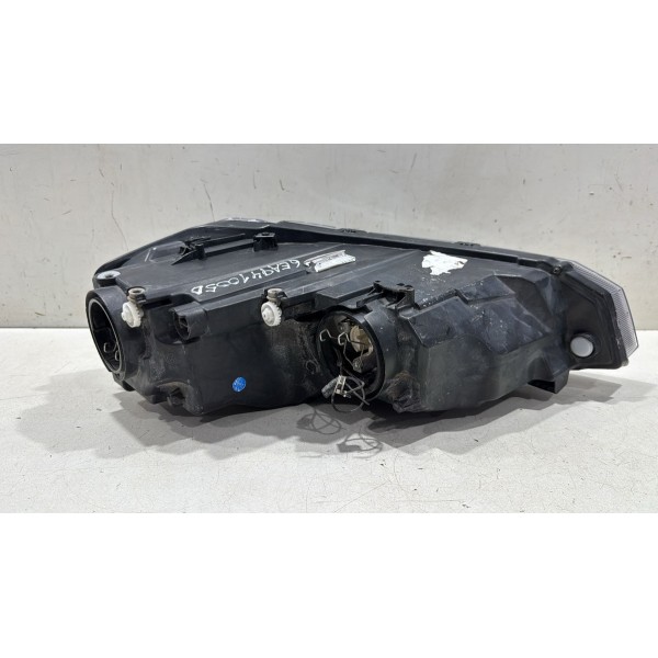 Farol Esquerdo Vw Polo Virtus 2017 2018 19 20 21 Friso Preto