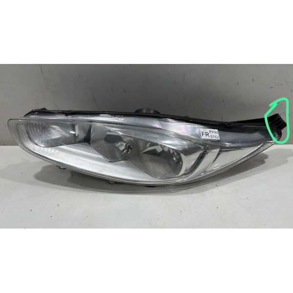 Farol Cromado New Fiesta Esquerdo 2014 2015 2016 Avaria