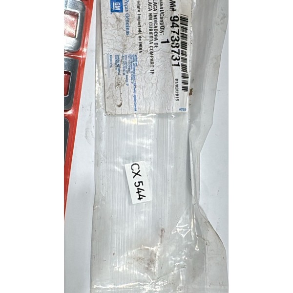 Emblema Tampa Traseira Gm Cobalt 94738731