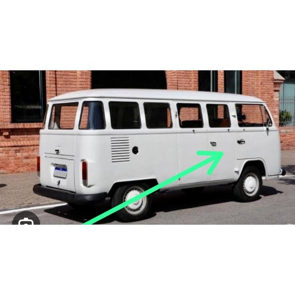 Porta Lateral Kombi 1976 A 1997 Traseira Direita Parte Frent