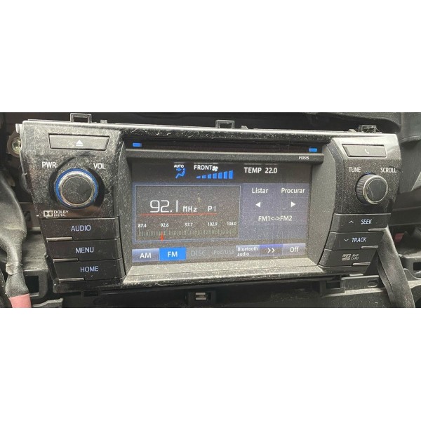 Central Multimídia Original Toyota Corolla 2015-2017