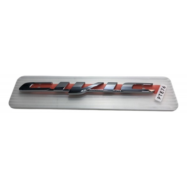 Emblema Civic Tampa Traseira Honda New Civic 12/16 75722-tr0