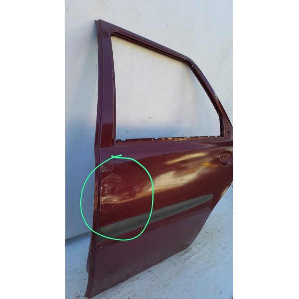 Porta Traseira Fiesta 1997 1998 1999 2000 2001 Esquerda