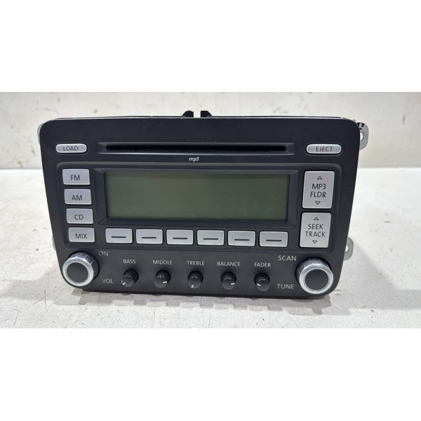 Radio Som Vw Jetta 2.5 2007 2008 2009 2010  Usado