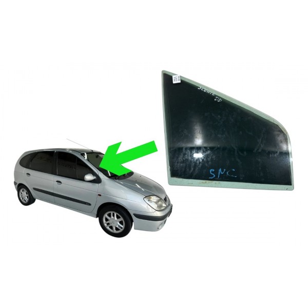 Vidro Fixo Dianteiro Direito Renault Scenic 1.6 2001 Á 2007