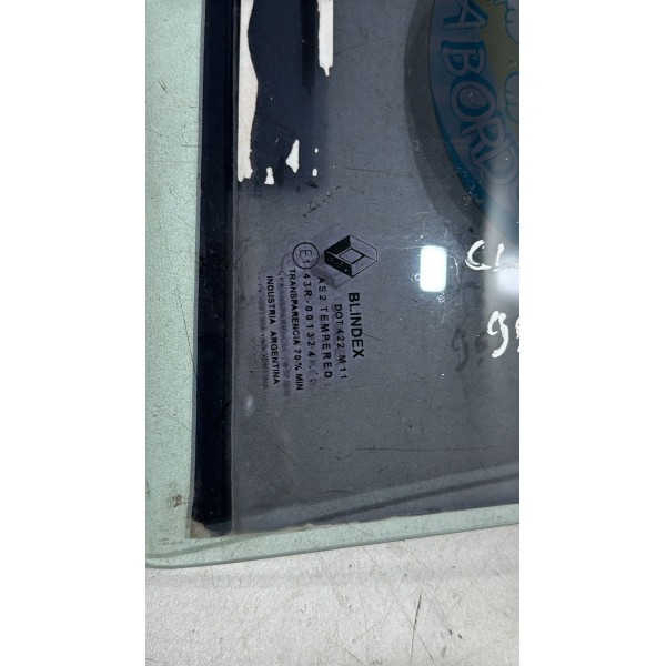 Vidro Fixo Porta Renault Clio 96 97 98 Arg Traseiro Direito