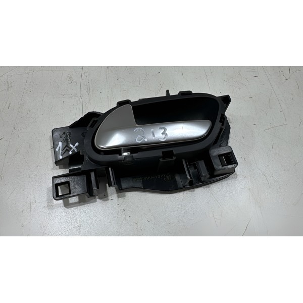 Maçaneta Interna Prata Lado Esquerdo Peugeot 208 2008 3008