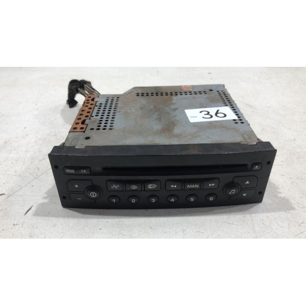 Rádio Cd Player Peugeot 307 2007 96489417
