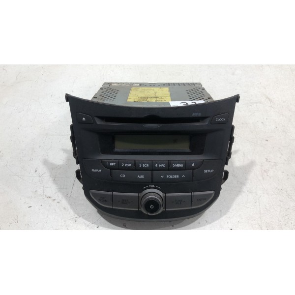 Rádio Cd Player Mp3 Hyundai Hb20 2012 Á 2016 961301s0004x