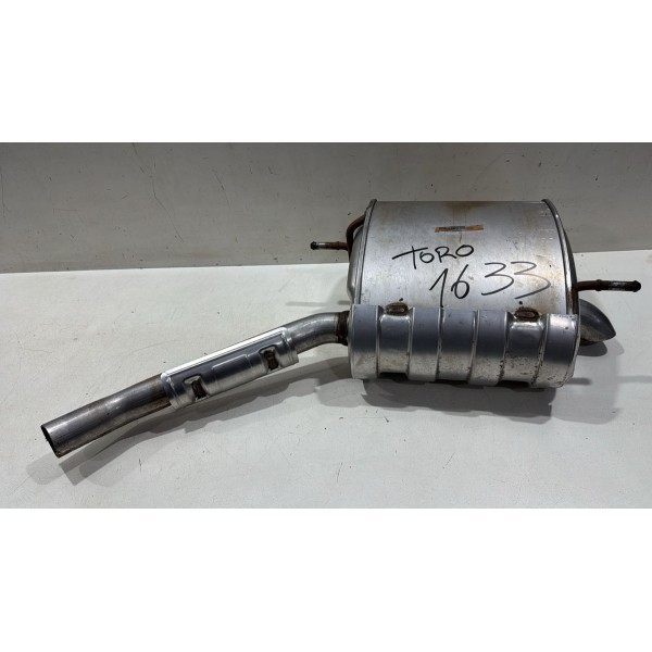 Silencioso Escapamento Fiat Toro Flex 17 18 19 20 2021