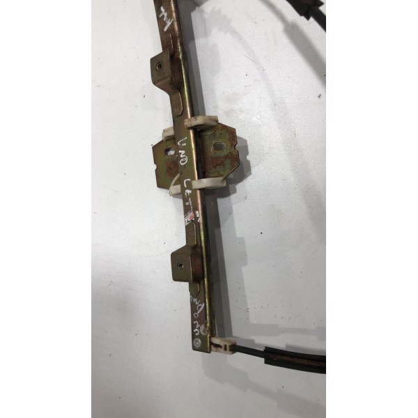 Máquina De Vidro Manual Fiat Uno 1995 Traseiro Esquerdo