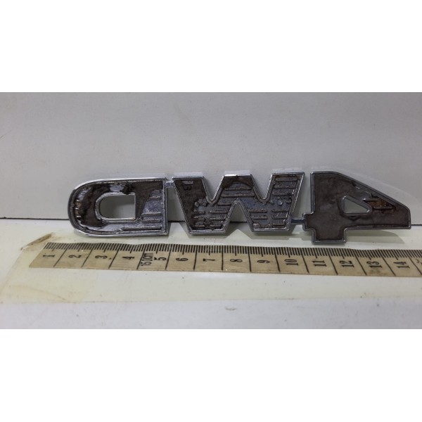 Emblema Letreiro Cromado 4wd Honda Crv 2015 2016 2017 2018