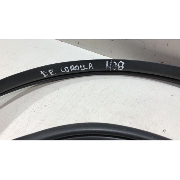 Borracha Vedação Dianteiro Esquerdo Corolla Altis 2021 2024 Preto Borracha Vedação Dianteiro Esquerdo Corolla Altis 2021 2024 Preto