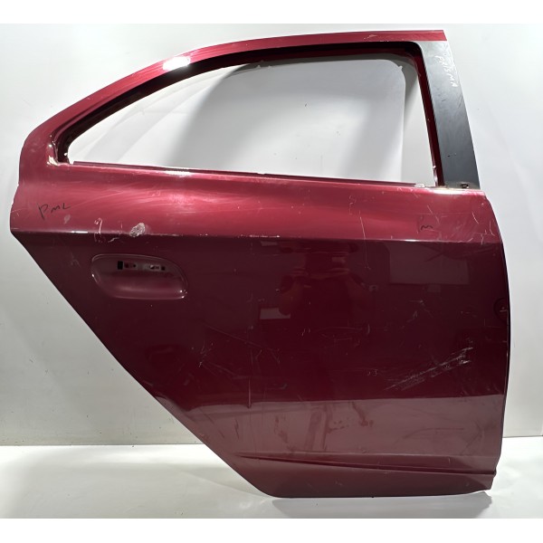 Porta Traseira Direita Chevrolet Onix Prisma 2012 A 2019 Esquerdo Vermelha