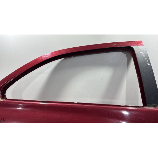 Porta Traseira Direita Chevrolet Onix Prisma 2012 A 2019 Esquerdo Vermelha