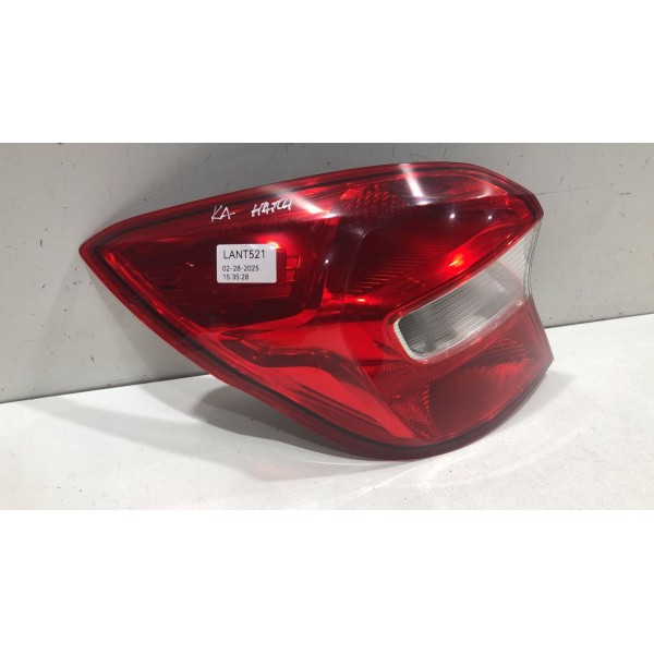 Lanterna Esquerda Ford Ka Hatch 2015 2016 2017 2018 Esquerdo/motorista Vermelho