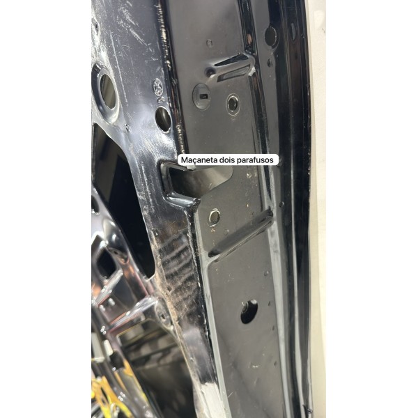 Porta Traseira Direita Fox 2010 2011 2012 2013 2014 2 Furos Branco