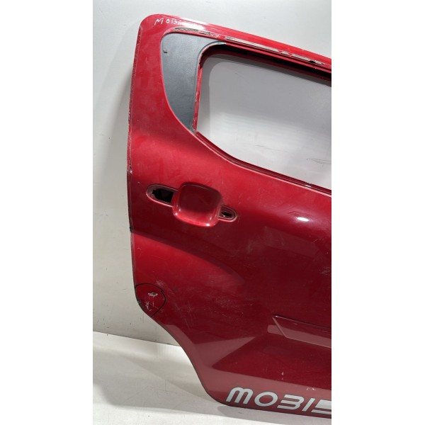 Porta Traseira Direita Fiat Mobi 2017 2024 Vermelha