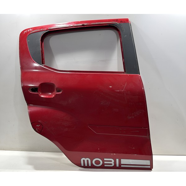 Porta Traseira Direita Fiat Mobi 2017 2024 Vermelha