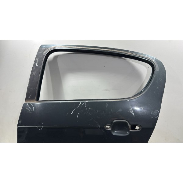 Porta Traseira Esquerda Fiat Palio 2014 2015 2016 2017 2020 Esquerdo Cinza-escuro