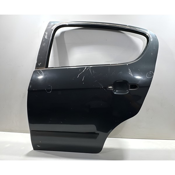 Porta Traseira Esquerda Fiat Palio 2014 2015 2016 2017 2020 Esquerdo Cinza-escuro