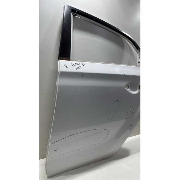 Porta Traseira Esquerda  Hyundai Hb20 Hatch 2013 A 2019 Esquerdo Branca
