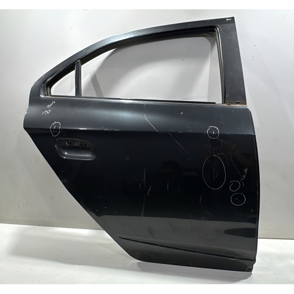 Porta Traseira Direita Onix 2013 A 2019 Preto