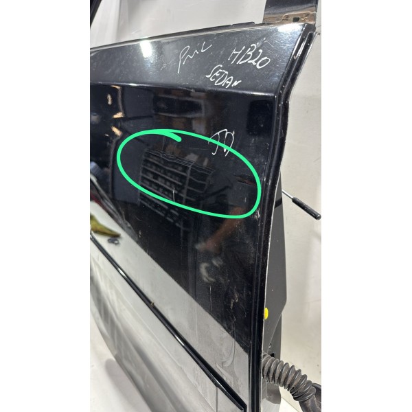 Porta Traseira Direita Hb20 2013 A 2019 Sedan Direita Preta